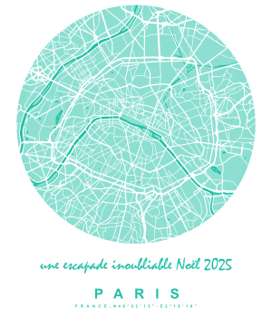 Affiche Paris en Cercle A4/A2